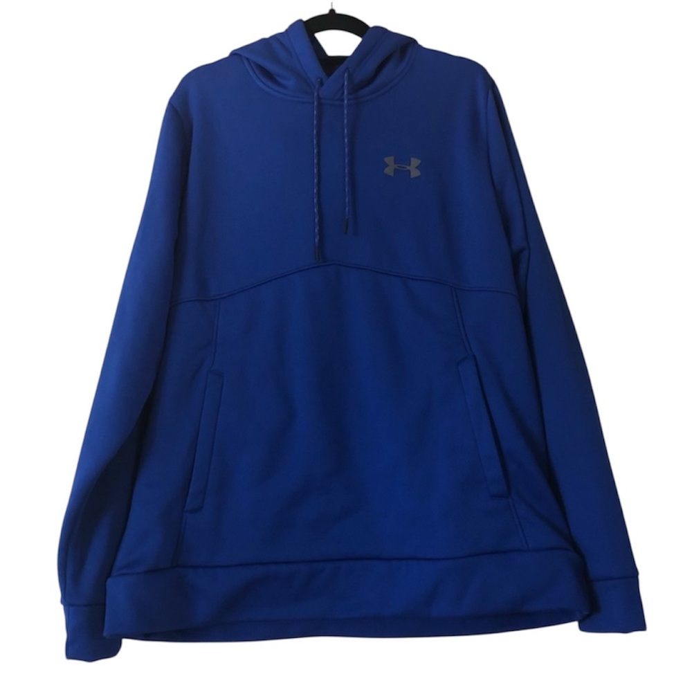 Men’s Under Armour Fleece Blue Hoodie Size L